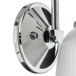 Aplique LED para baño Cora, 1 luz, IP44, cristal