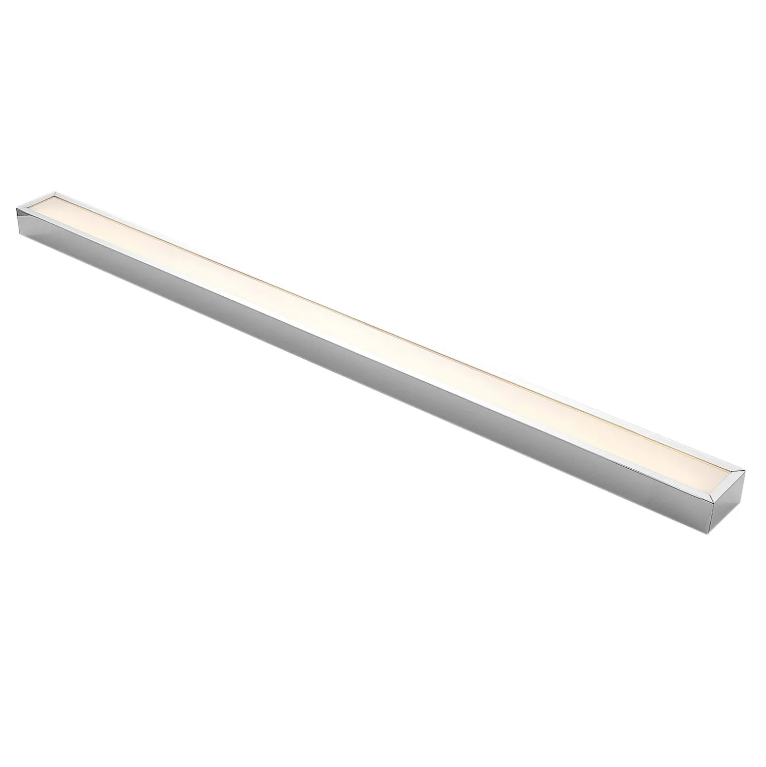 Aplique LED para baño Layan de Lindby, 120 cm, cromo, metal