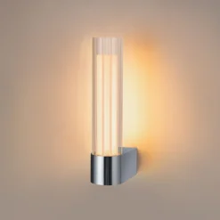Aplique LED para baño SLV Lygant, modelo individual, cromada, aluminio