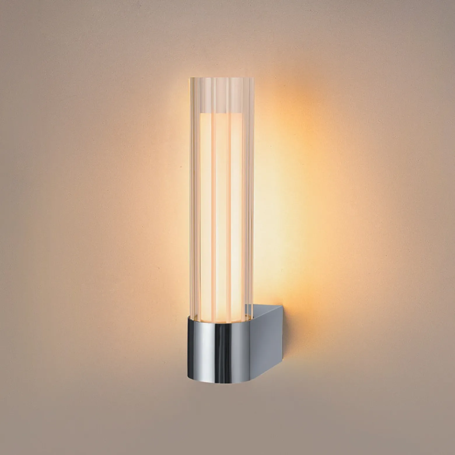 Aplique LED para baño SLV Lygant, modelo individual, cromada, aluminio