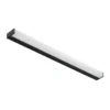 Aplique LED para baño Ulisan de Lindby, 89 cm, negro, angular