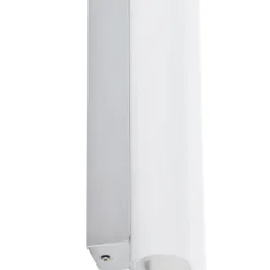 Aplique LED para baño Victoire de Lucande, 70 cm, blanco/cromo, CCT