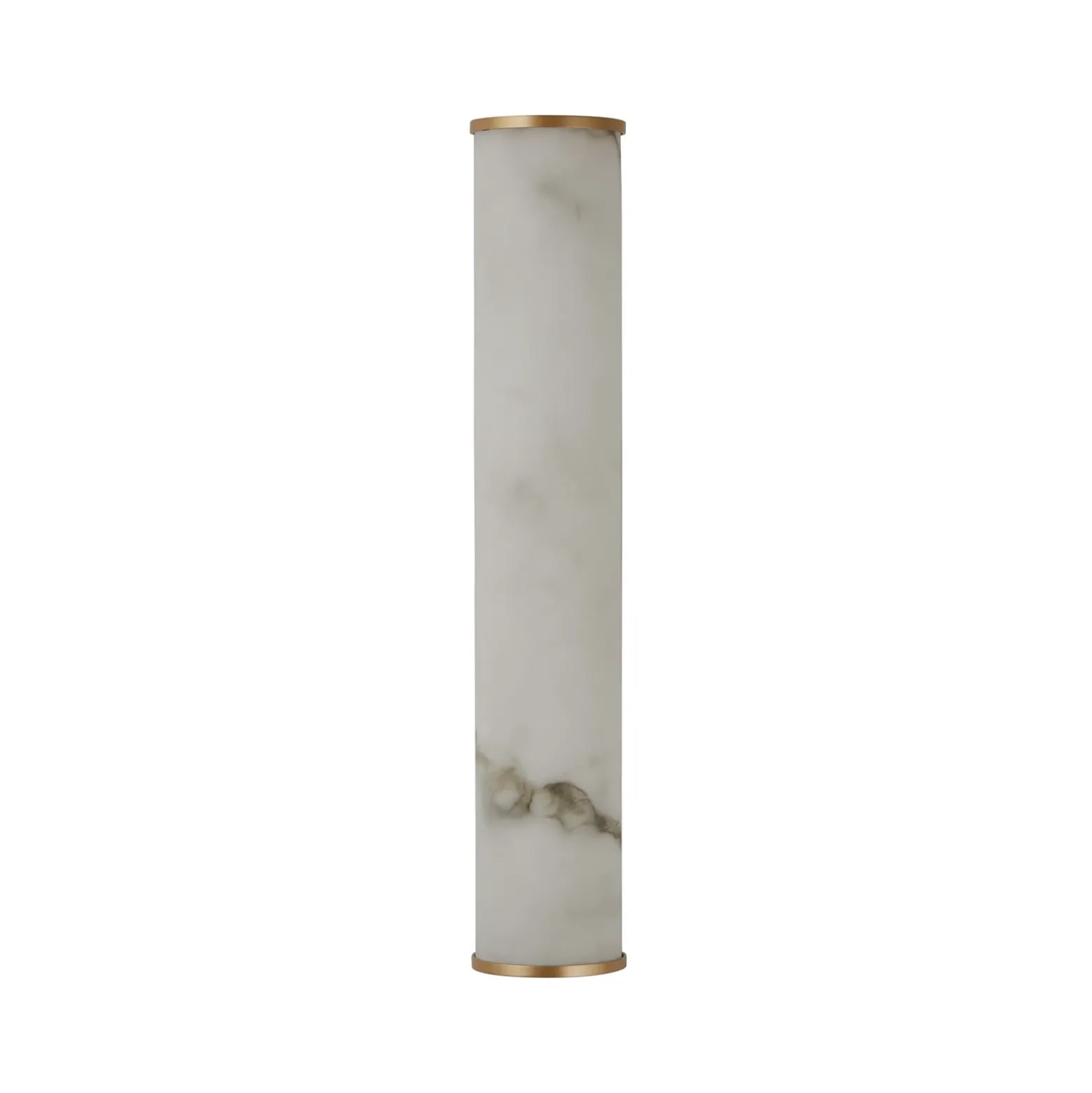Aplique LED para baño Wales, dorada/marmolada, 35 cm, acero/resina