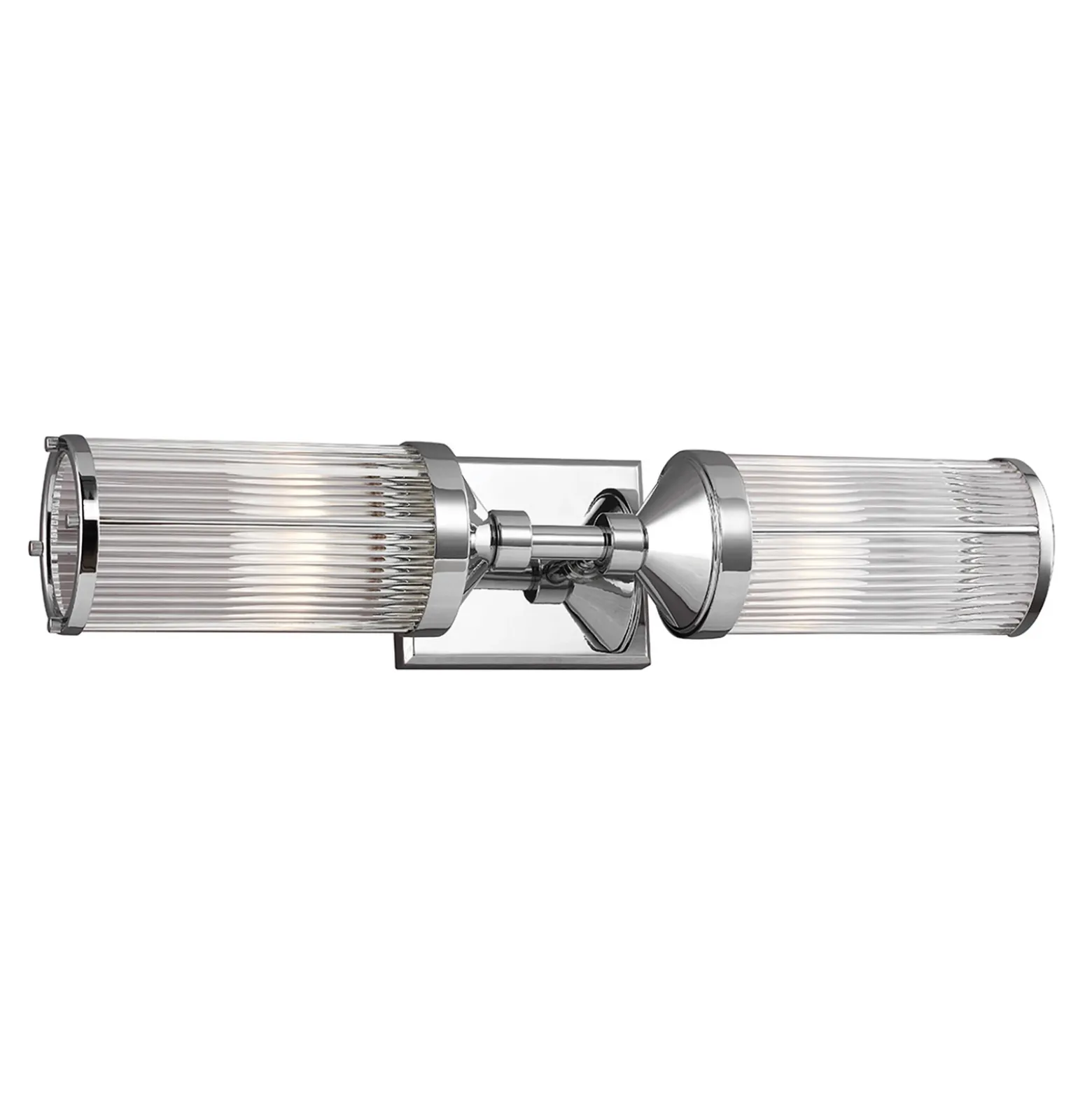 Aplique LED Paulson IP44 2 luces anchura 58,4cm