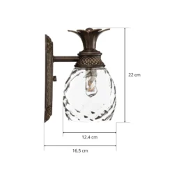 Aplique LED Plantation, luz descendente