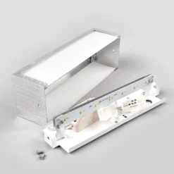 Aplique LED Ranik rectangular de aluminio