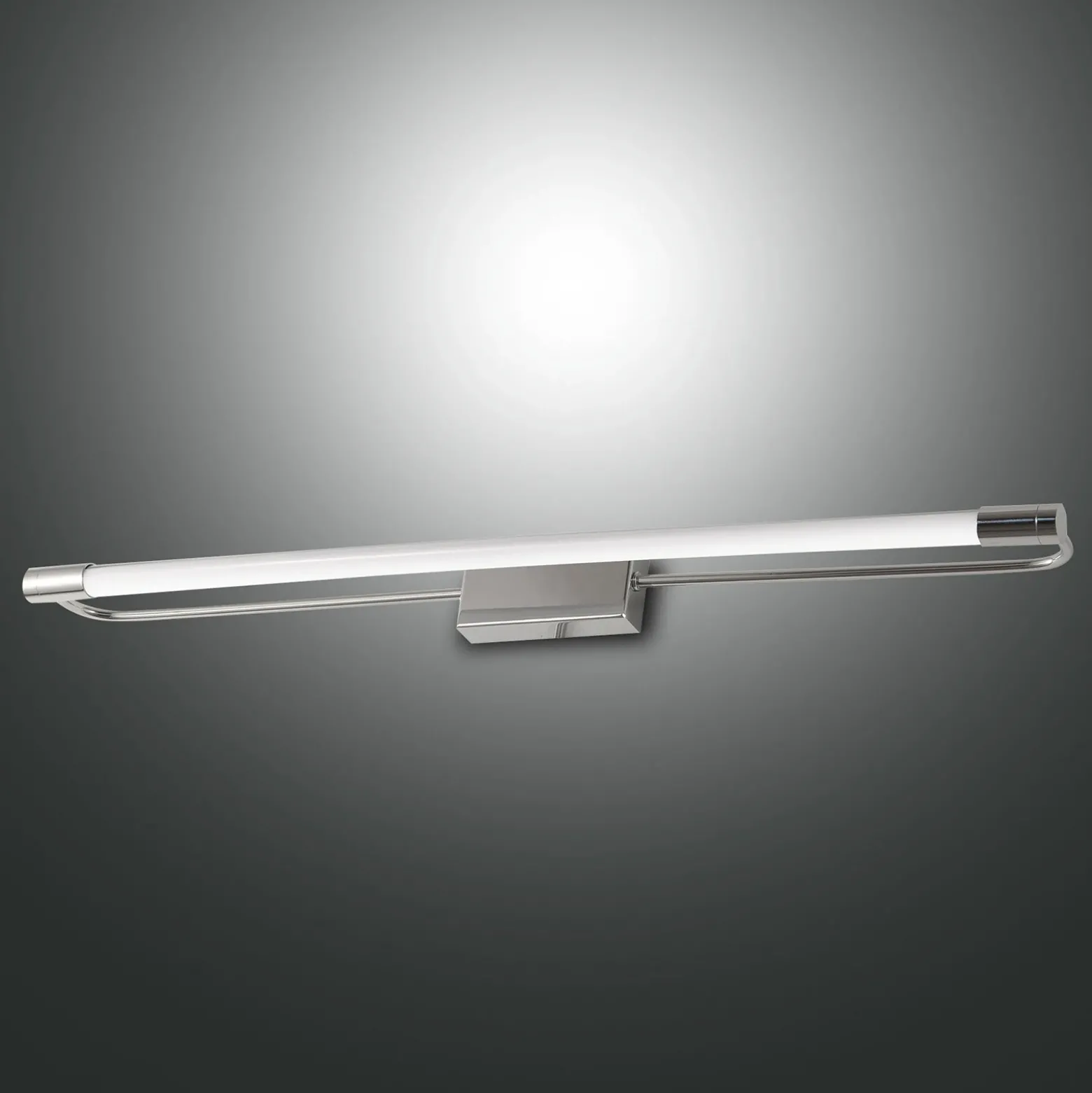 Aplique LED Rapallo, cromo, IP 44, 60 cm