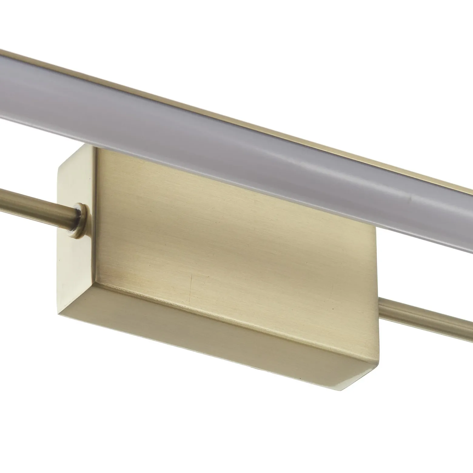 Aplique LED Rapallo, latón, IP44, 40 cm