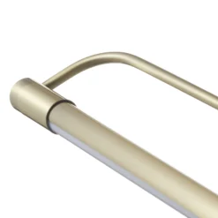 Aplique LED Rapallo, latón, IP44, 40 cm