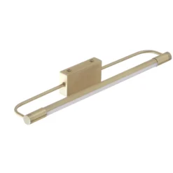 Aplique LED Rapallo, latón, IP44, 40 cm