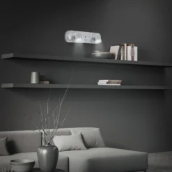 Aplique LED Terya, batería, 6.500K, 2 luces
