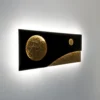 Aplique LED Universo Spettro, negro/oro
