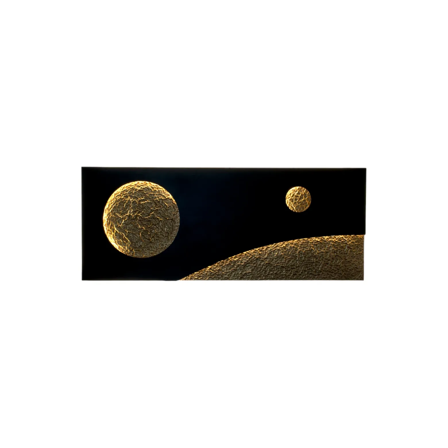 Aplique LED Universo Spettro, negro/oro