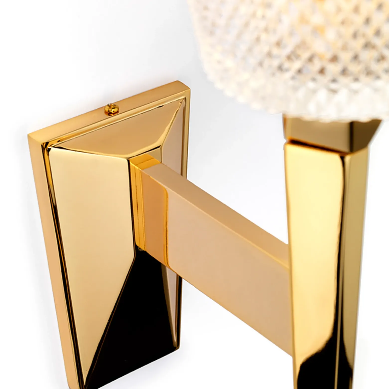 Aplique LED Verity, IP44, oro pulido