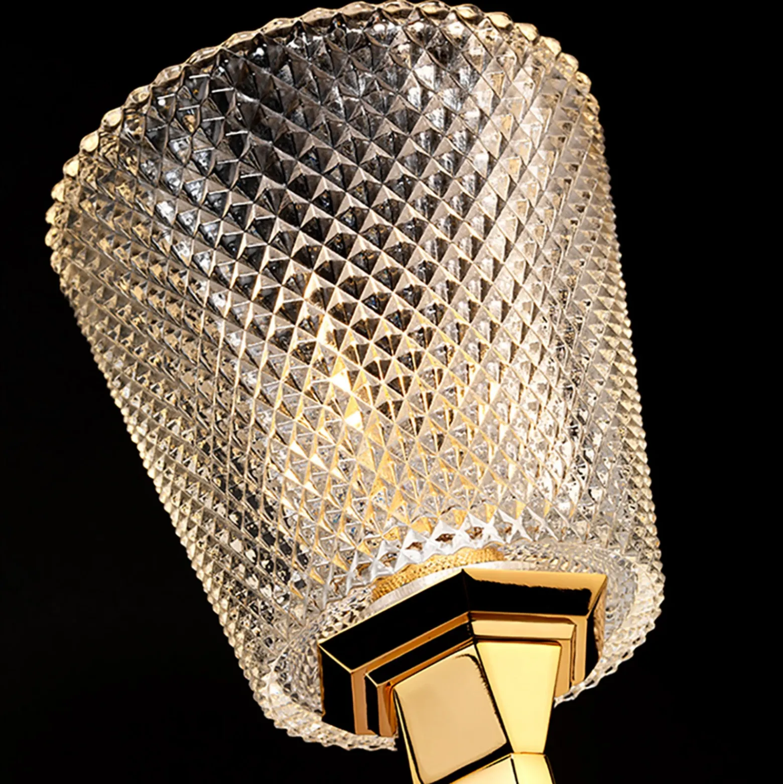 Aplique LED Verity, IP44, oro pulido