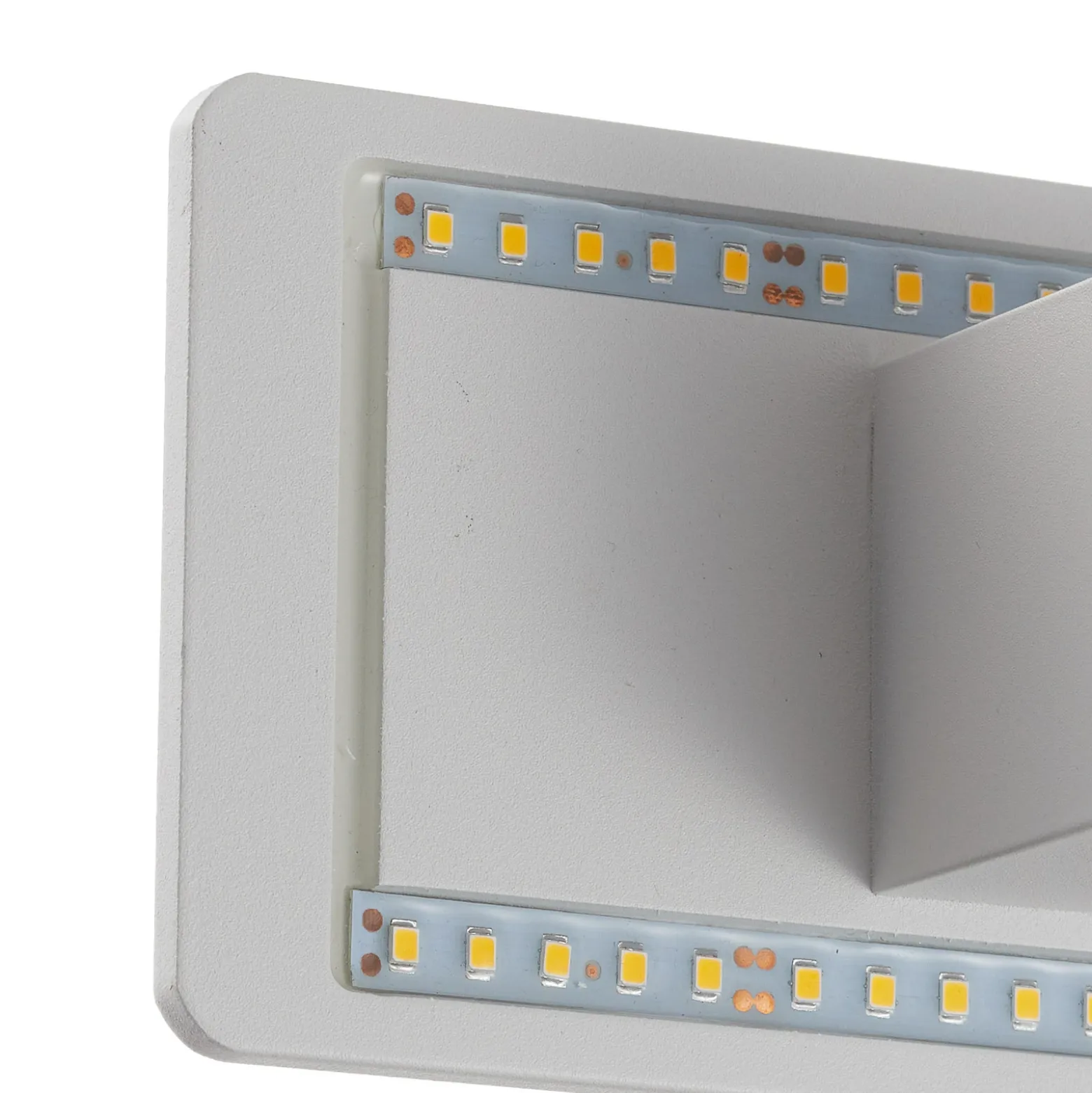 Aplique LED Zig Zag blanco, anchura 29 cm