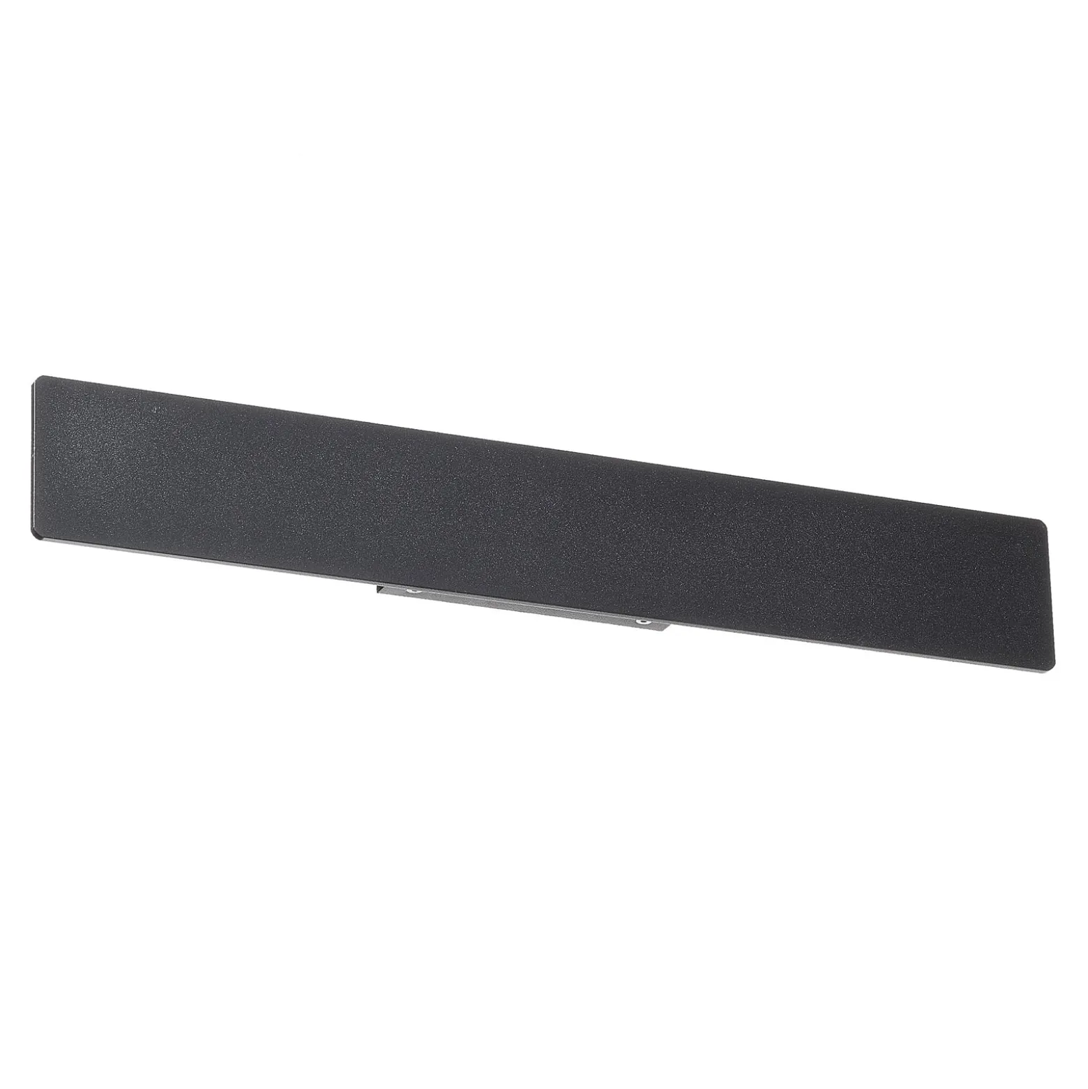 Aplique LED Zig Zag negro, anchura 53 cm