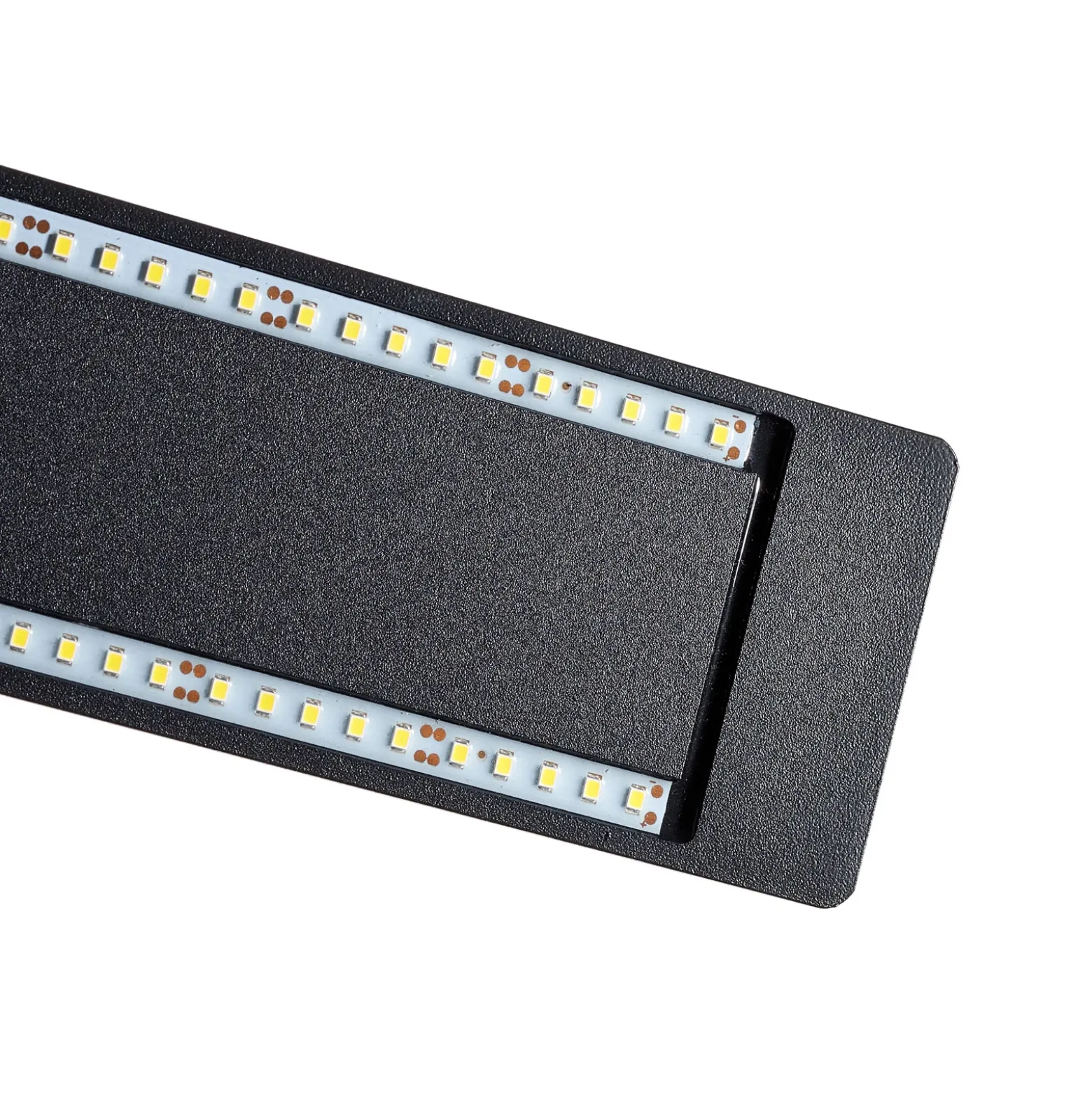 Aplique LED Zig Zag negro, anchura 53 cm