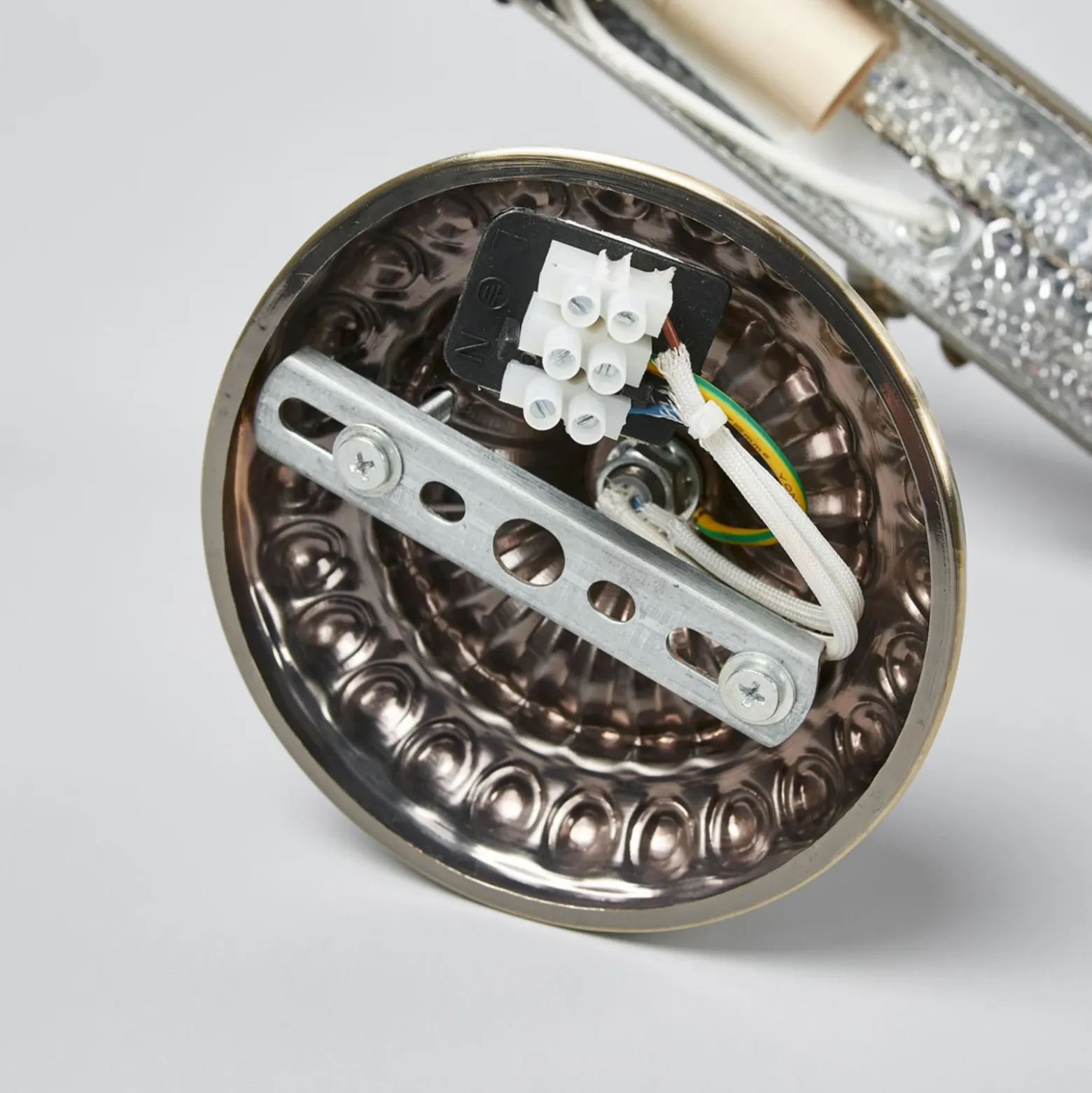 Aplique Lindby Joely, 25 cm, latón, metal, E14