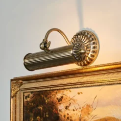 Aplique Lindby Joely, 25 cm, latón, metal, E14