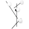 Aplique Mikado, vidrio esmerilado, 4 luces