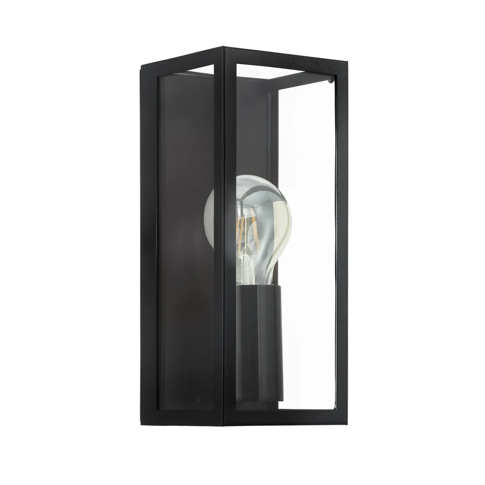 Aplique para baño Amezola, 1 luz, negro
