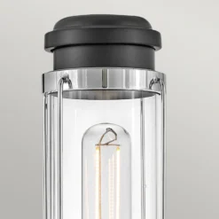 Aplique para baño, cromo, 1 luz, altura 35 cm, IP44