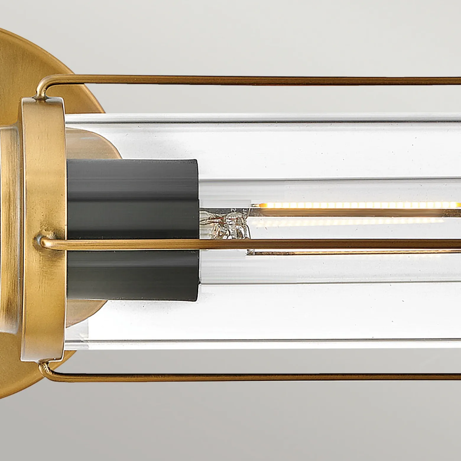 Aplique para baño, latón, 2 luces, altura 61 cm