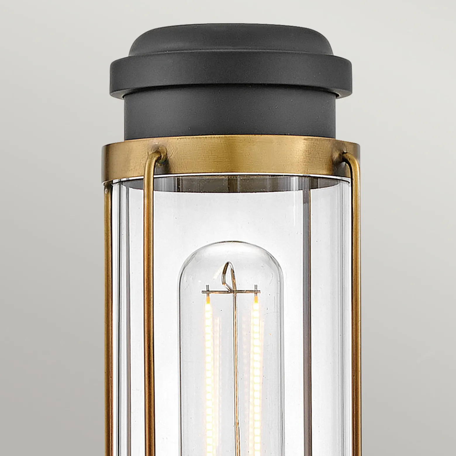 Aplique para baño, latón, 1 luz, altura 35 cm