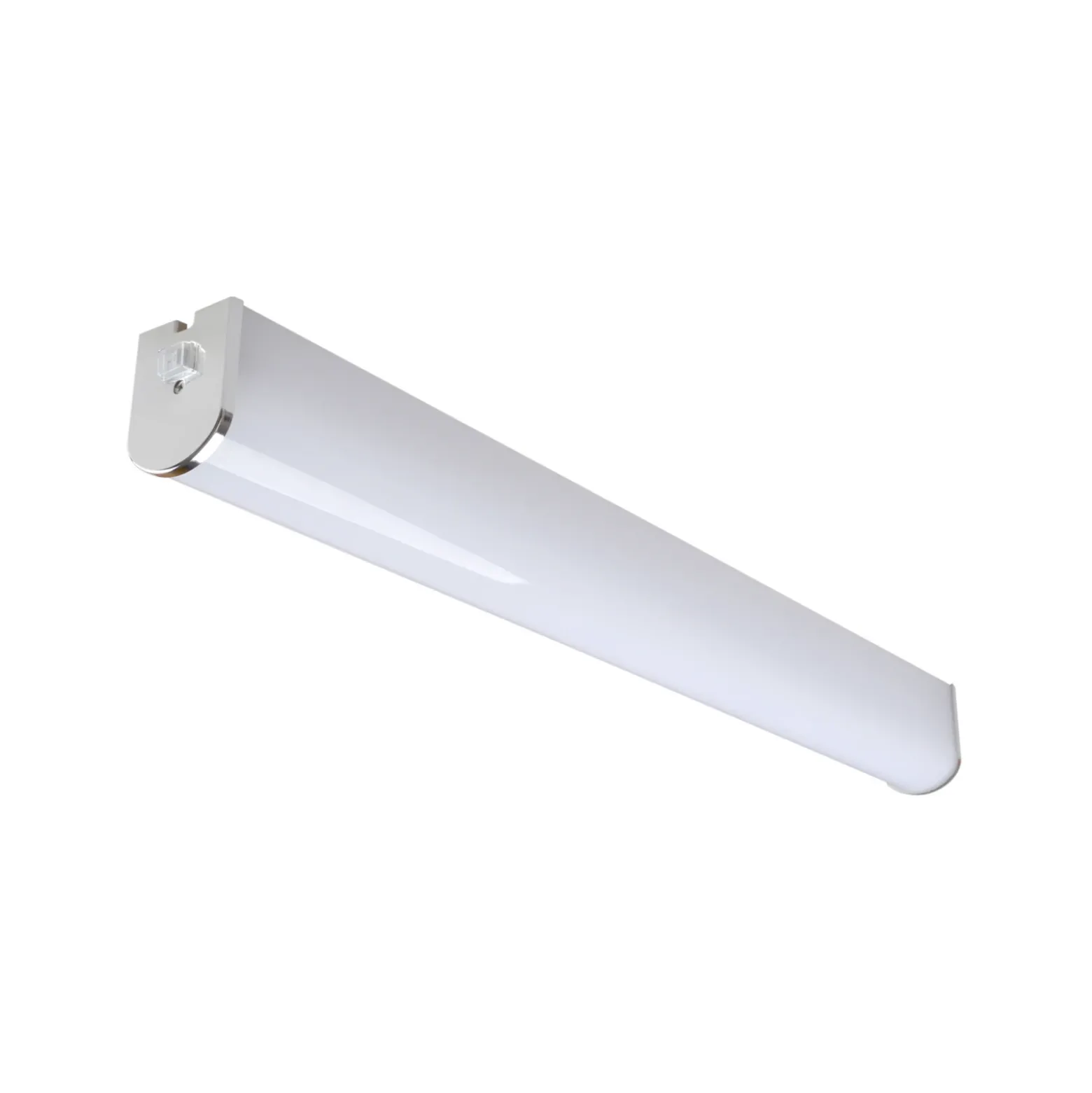 Aplique para baño LED Lind IP44 4.000 K cromo/blanco