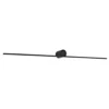 Aplique para baño LED 20146 negro arena ancho 90 cm