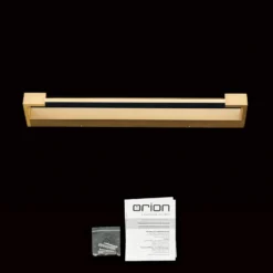 Aplique para baño Marylin LED, longitud 60 cm, dorado, aluminio