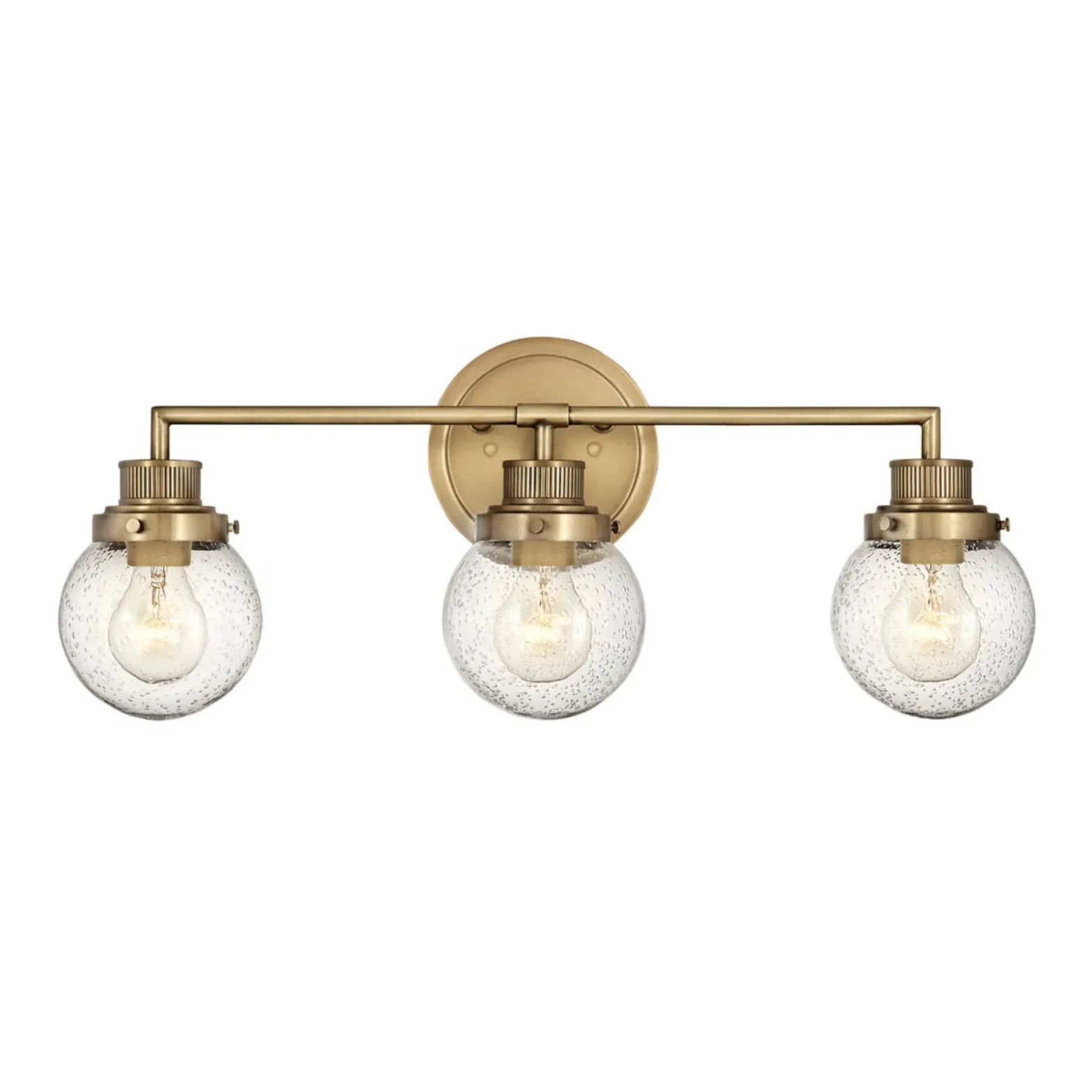 Aplique para baño Poppy, 3 luces, latón