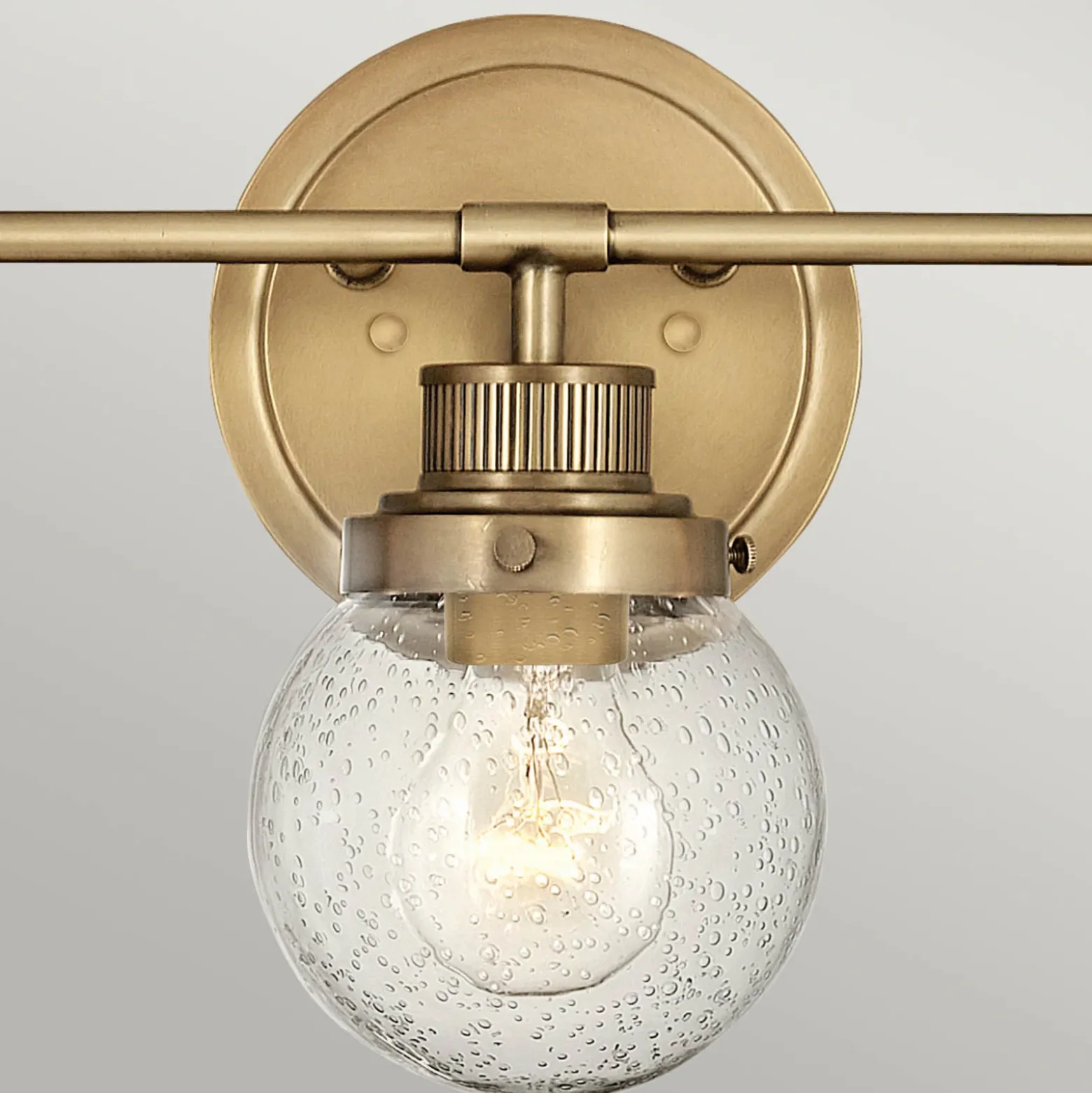 Aplique para baño Poppy, 3 luces, latón