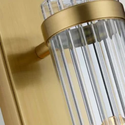 Aplique para baño Wellington1, latón, 1 luz, altura 40 cm