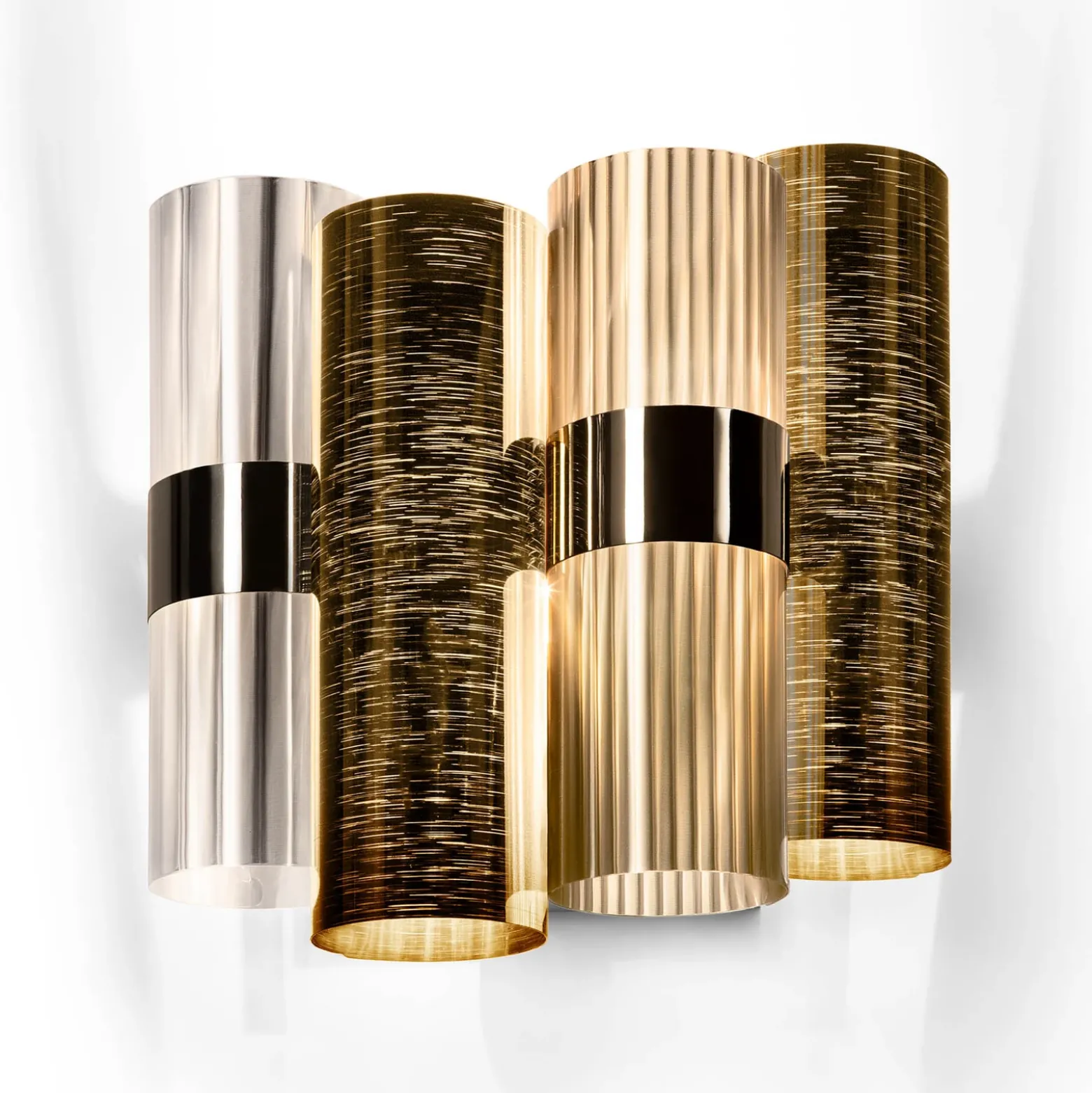 Aplique Slamp La Lollo, color dorado