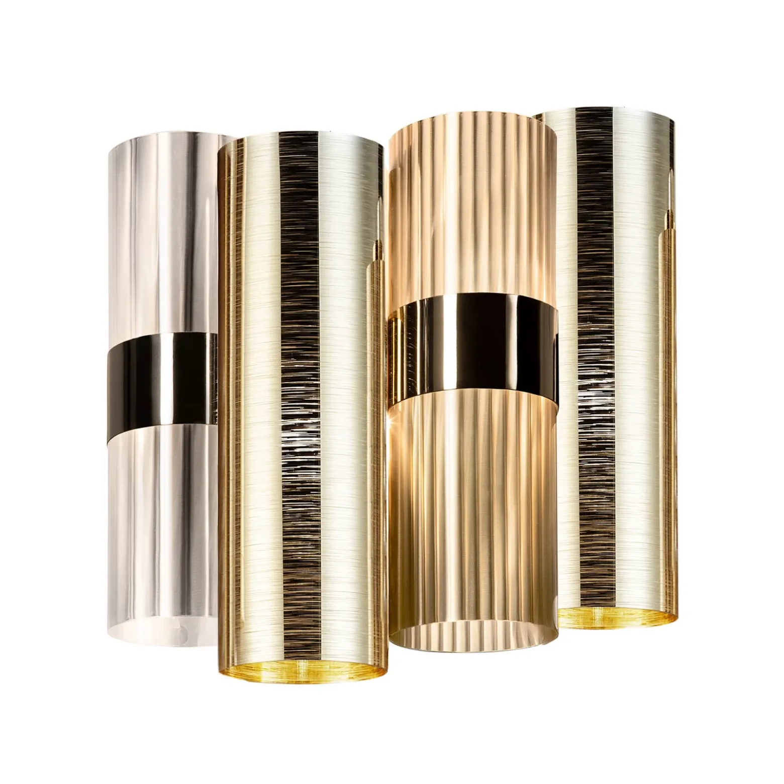 Aplique Slamp La Lollo, color dorado