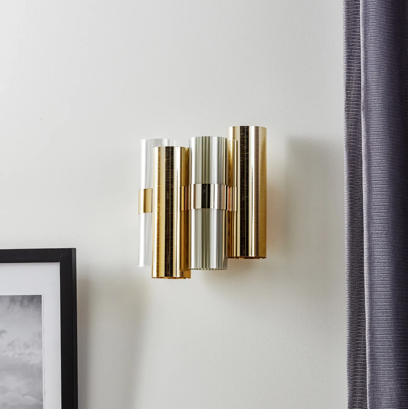 Aplique Slamp La Lollo, color dorado