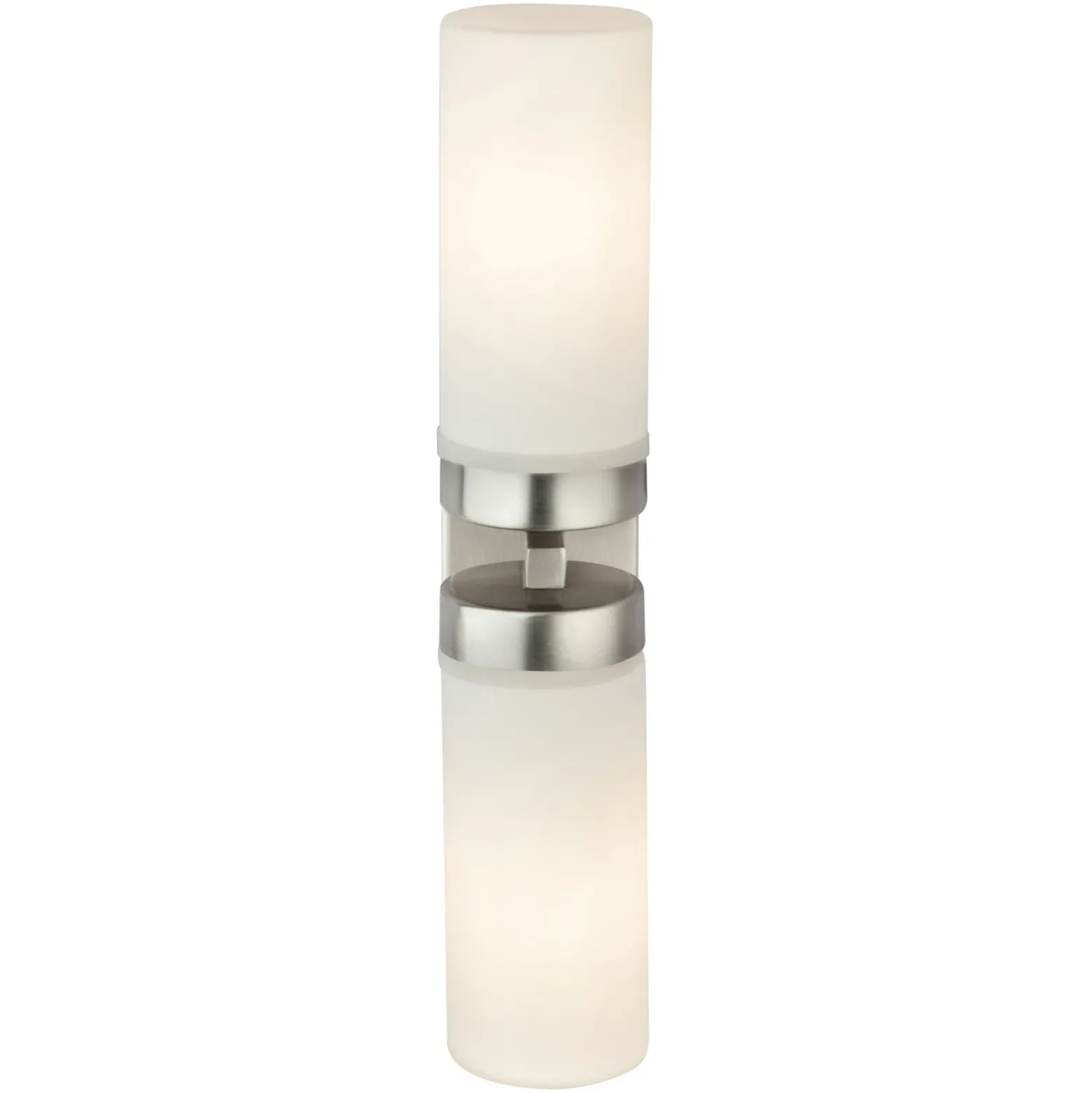 Aplique Space, níquel, 2 luces, IP44