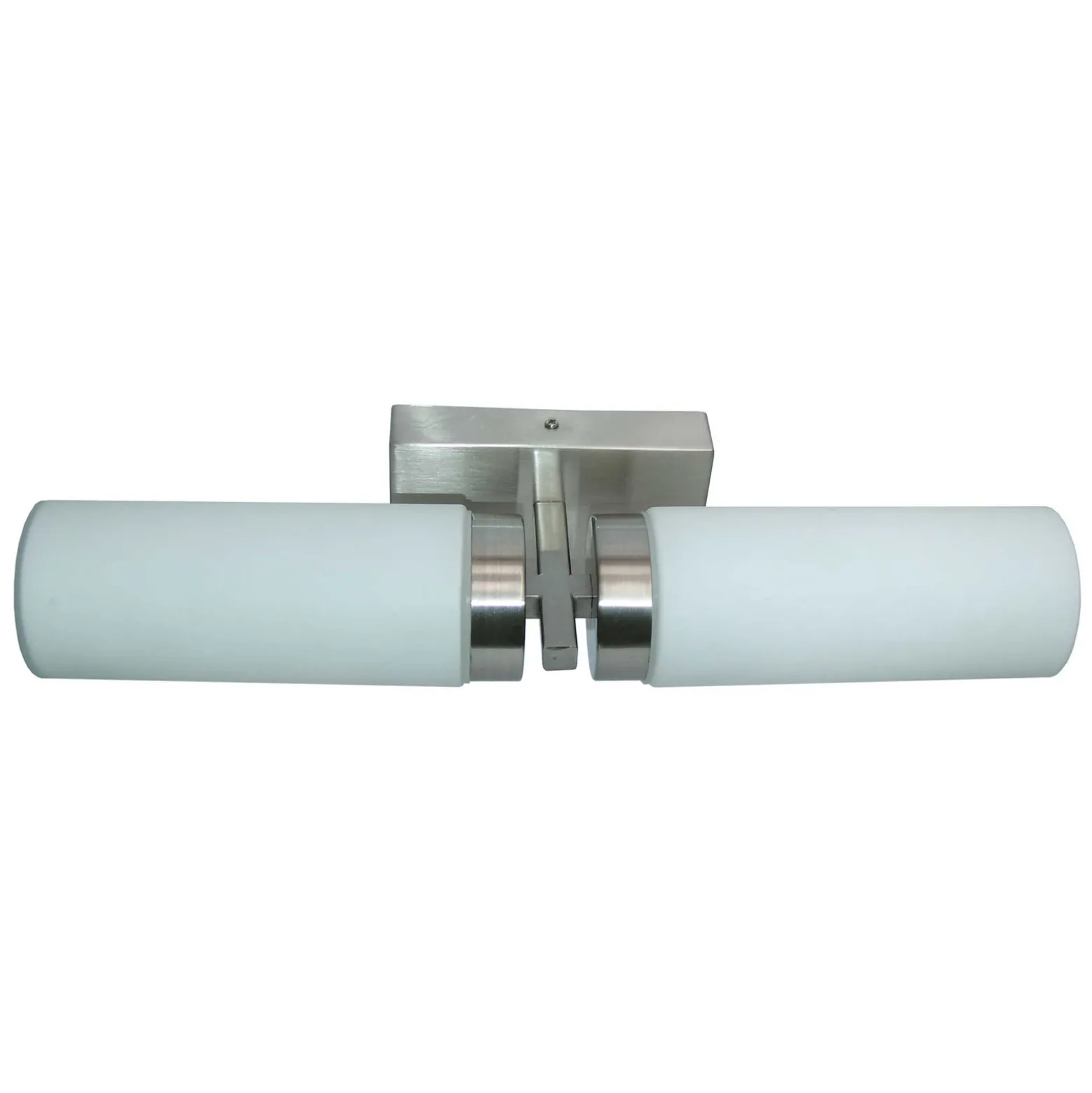 Aplique Space, níquel, 2 luces, IP44