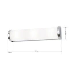 Aplique Tea 41 cm cromo