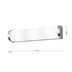 Aplique Tea 41 cm níquel