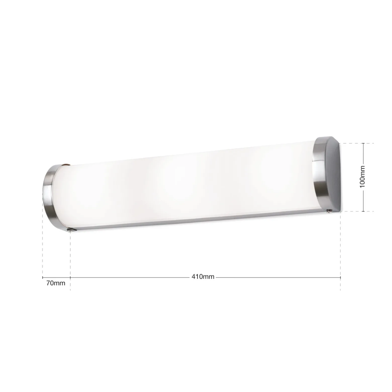 Aplique Tea 41 cm níquel