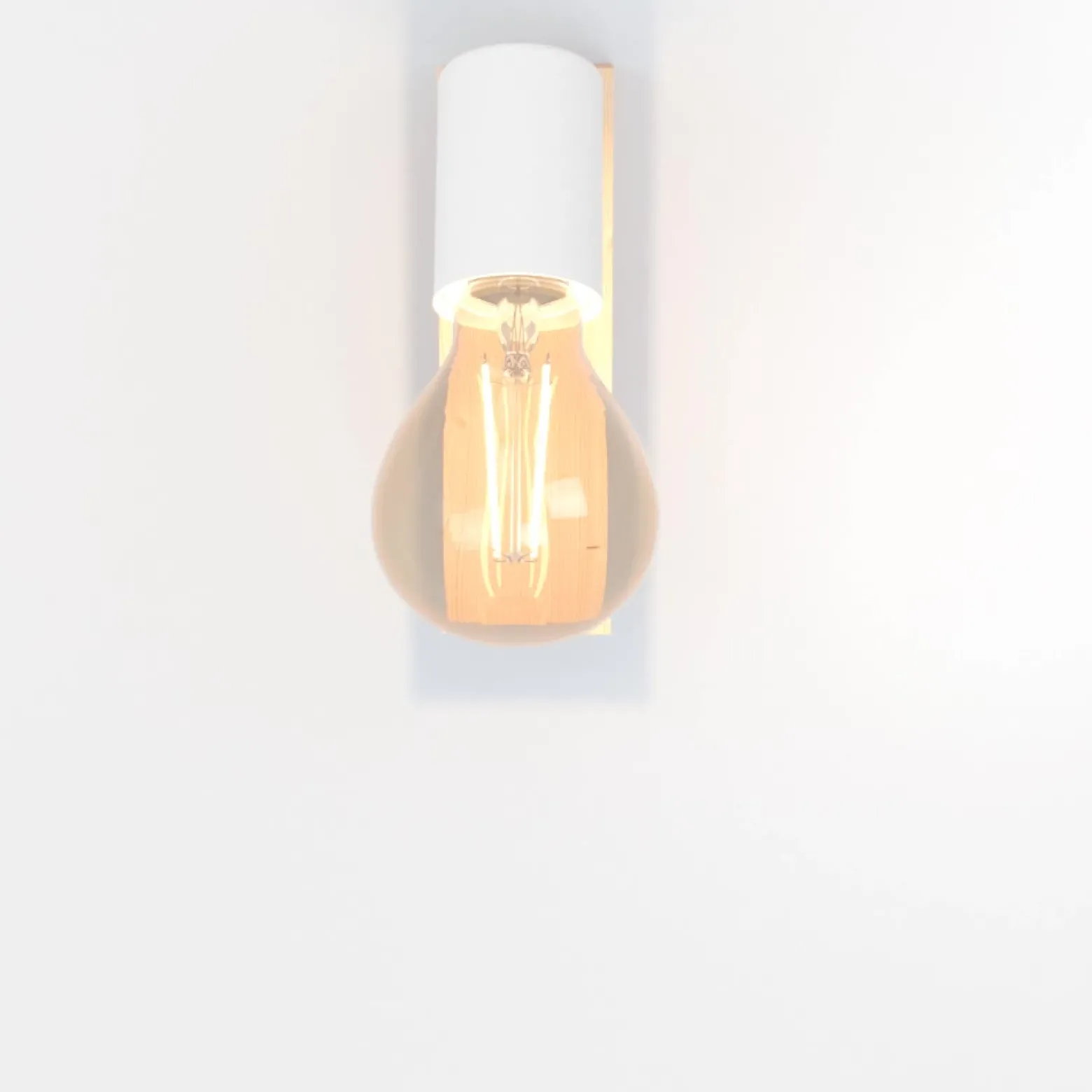 Aplique Townshend 3 de madera, blanco