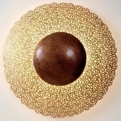 Aplique Utopistico Circa, oro-marrón