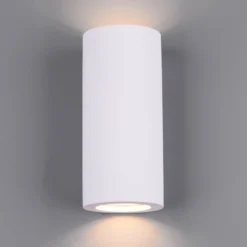 Aplique Zazou de yeso, 2 luces