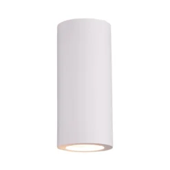 Aplique Zazou de yeso, 2 luces