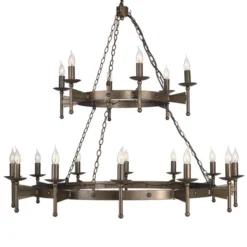 Araña medieval CROMWELL 18 luces