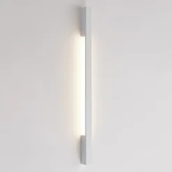 Arcchio Aplique de pared LED Ivano, 91 cm, blanco, aluminio