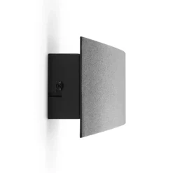 Arcchio Aplique de pared LED Jelle, 27 cm, negro/oro, arriba/abajo